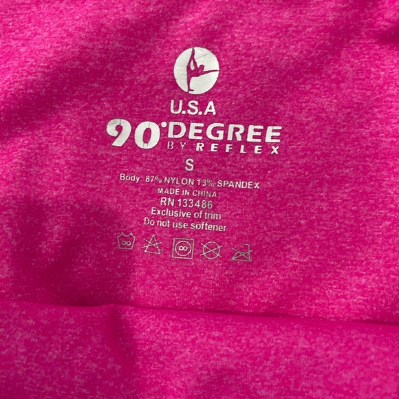 90 Degree Pink Capris - Picture 2 of 3